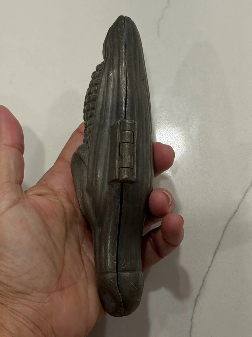 Antique Schall & Co. Pewter Ear of Corn Chocolate / Ice Cream Mold